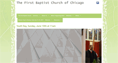 Desktop Screenshot of firstbaptist-chicago.org