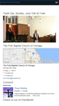 Mobile Screenshot of firstbaptist-chicago.org