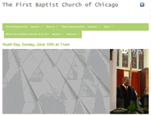 Tablet Screenshot of firstbaptist-chicago.org